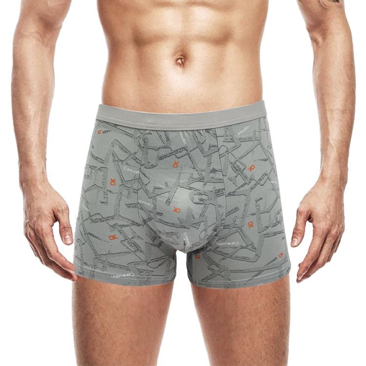 China Underwear Men's Mid-Rise Boxer
